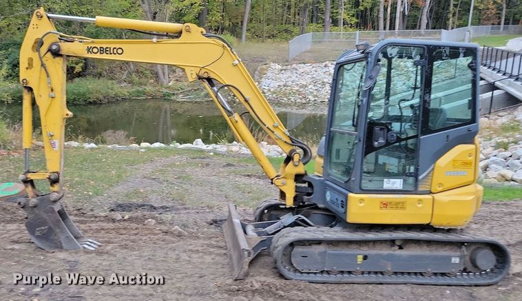 image for item DN4194 2014 Kobelco SK55SRX-6E  mini excavator