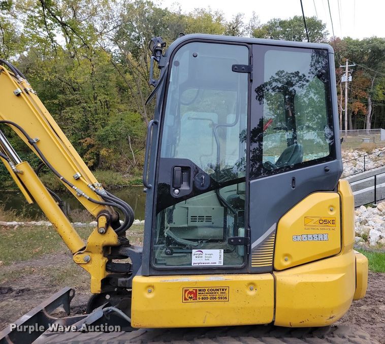 image for item DN4194 2014 Kobelco SK55SRX-6E  mini excavator