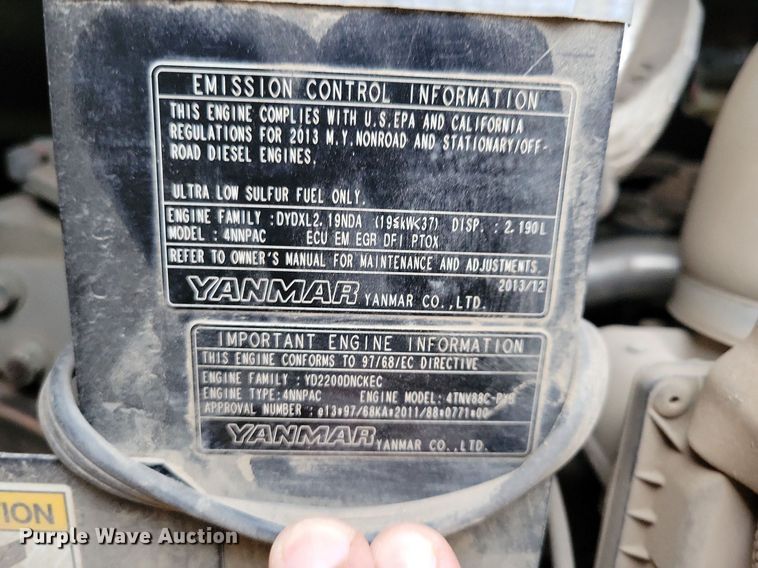 image for item DN4194 2014 Kobelco SK55SRX-6E  mini excavator