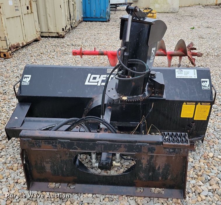 image for item DN4205 Loftness  skid steer snow blower