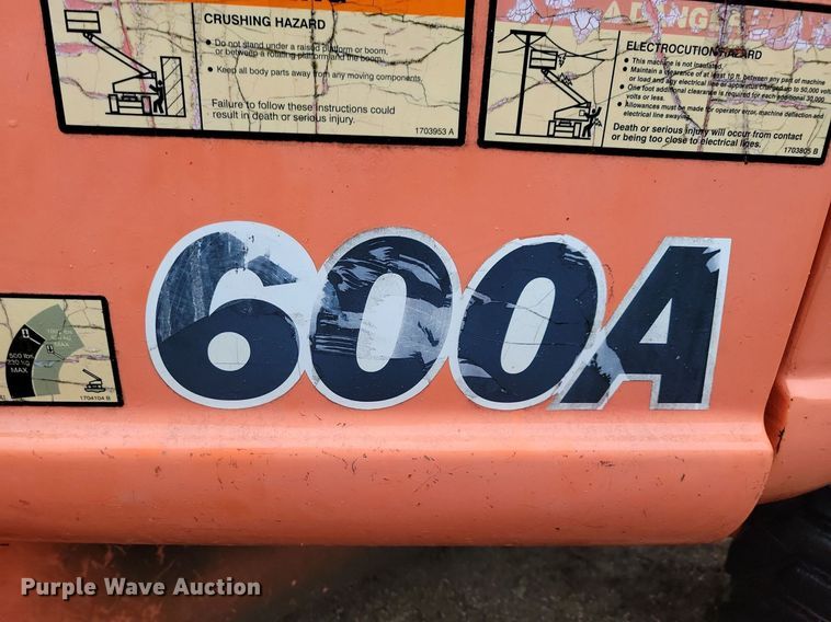 image for item DN4216 2006 JLG 600A  boom lift
