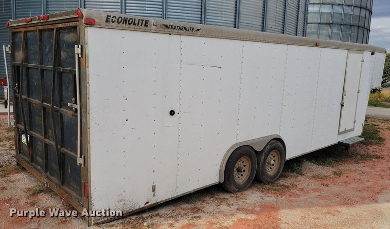 image for item DN4217 1993 Featherlite Econolite  enclosed cargo trailer