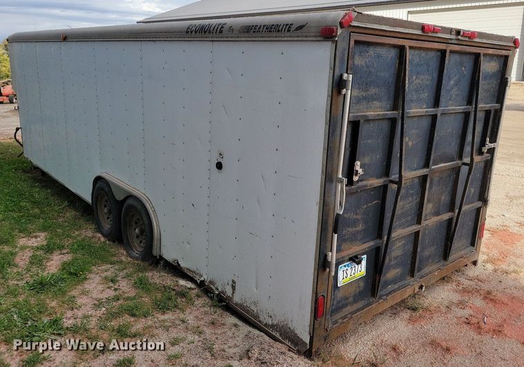 image for item DN4217 1993 Featherlite Econolite  enclosed cargo trailer