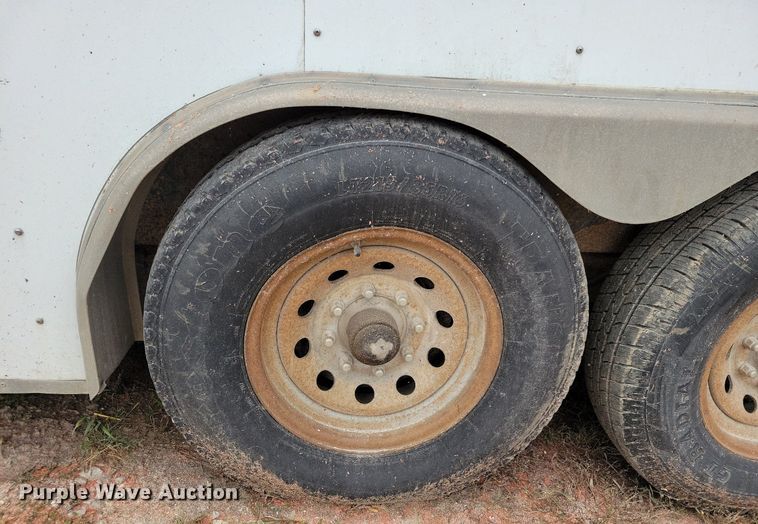 image for item DN4217 1993 Featherlite Econolite  enclosed cargo trailer