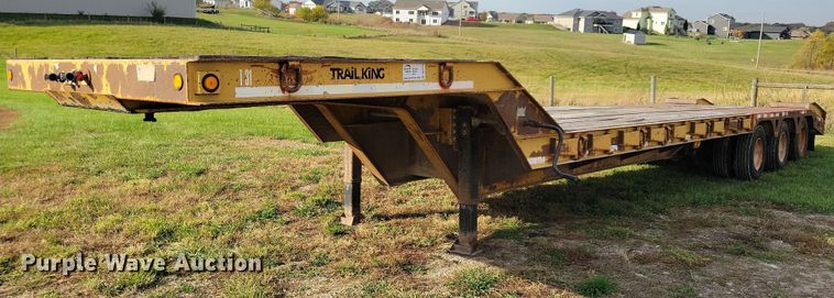 image for item DN4218 2000 Trail King TK80RG  drop deck equipment trailer