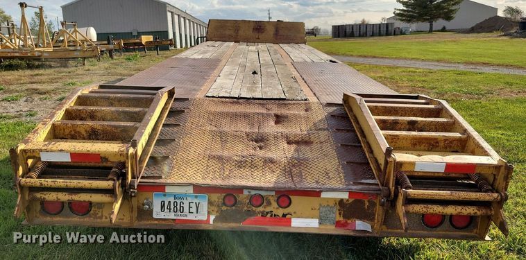 image for item DN4218 2000 Trail King TK80RG  drop deck equipment trailer
