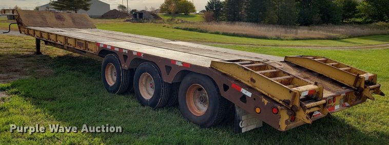 image for item DN4218 2000 Trail King TK80RG  drop deck equipment trailer