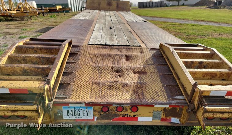 image for item DN4218 2000 Trail King TK80RG  drop deck equipment trailer