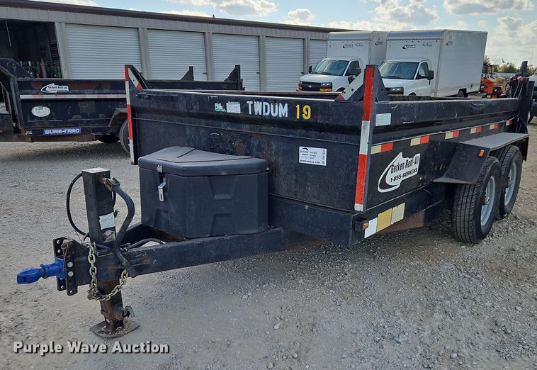 image for item DN7030 2008 Liberty Travalong  dump trailer