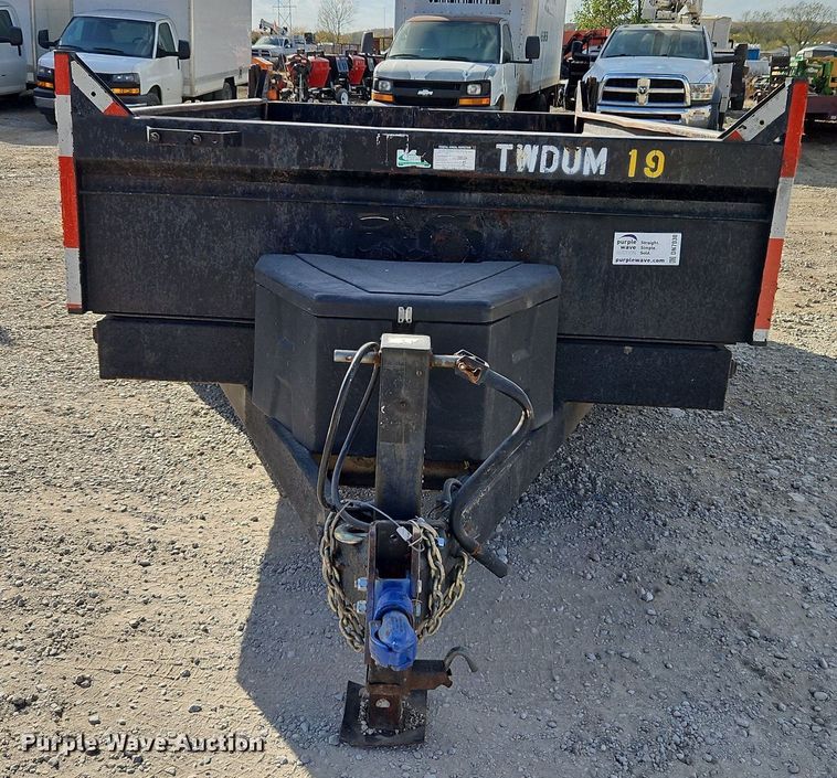 image for item DN7030 2008 Liberty Travalong  dump trailer