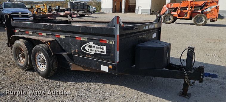 image for item DN7030 2008 Liberty Travalong  dump trailer