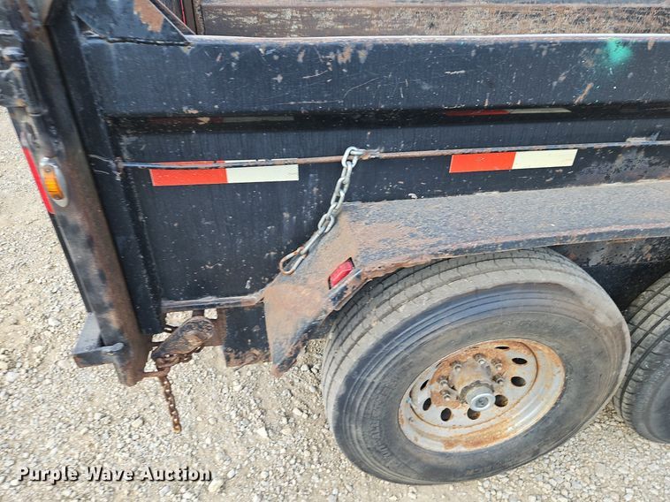 image for item DN7030 2008 Liberty Travalong  dump trailer