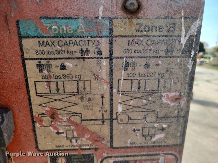 image for item DO4699 2007 JLG 2630ES  scissor lift