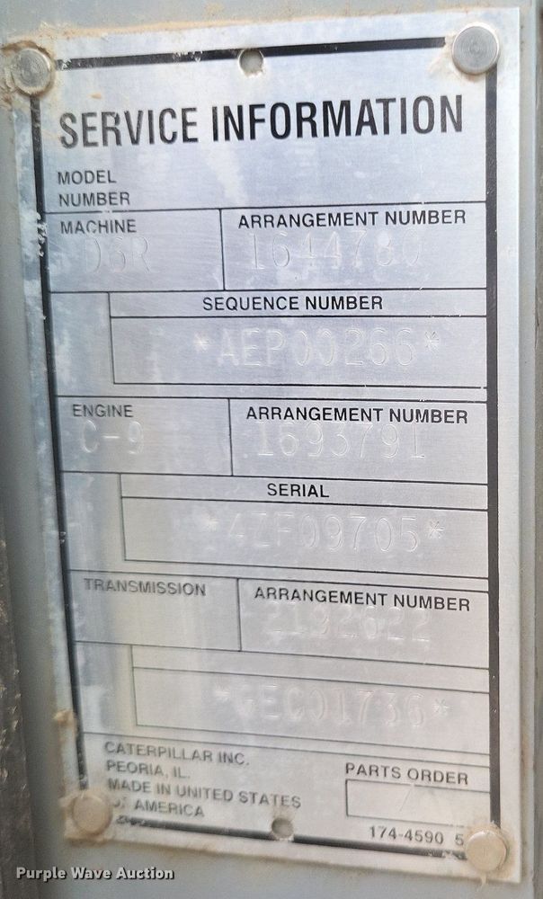image for item DO4700 2004 Caterpillar D6R XW Series II  dozer