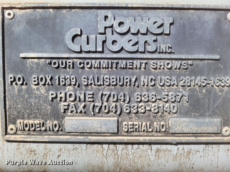 image for item DO4702 Power Curber 5700-B curb machine