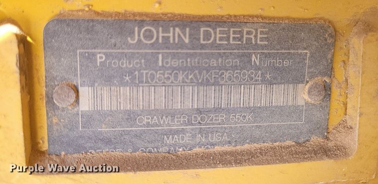image for item DO4708 2020 John Deere  550K LGP dozer