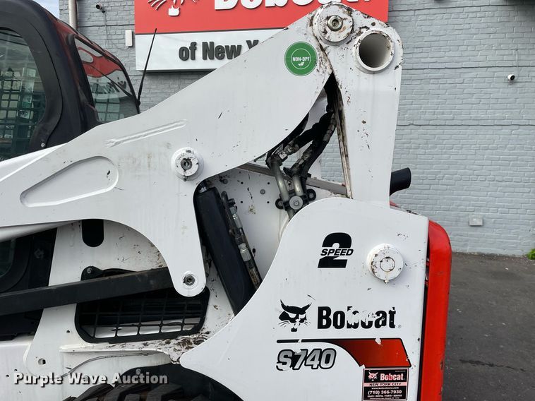 image for item DP0072 2021 Bobcat S740  skid steer loader