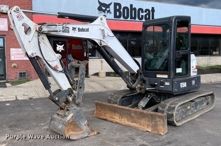 image for item DP0076 2018 Bobcat E50  mini excavator