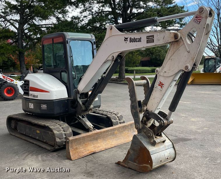 image for item DP0076 2018 Bobcat E50  mini excavator