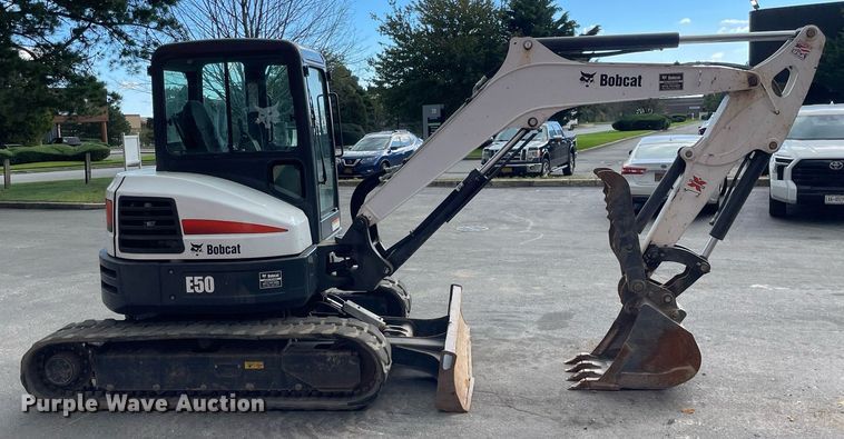 image for item DP0076 2018 Bobcat E50  mini excavator