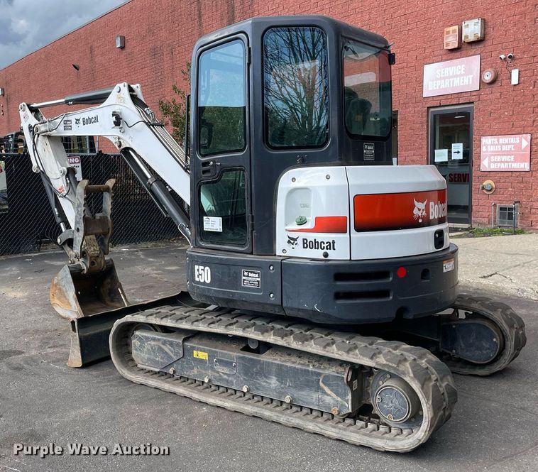 image for item DP0076 2018 Bobcat E50  mini excavator