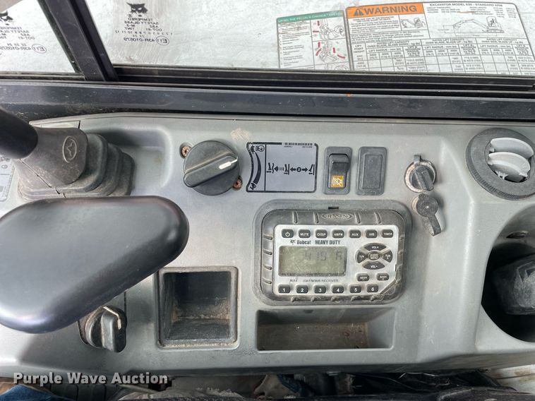 image for item DP0076 2018 Bobcat E50  mini excavator