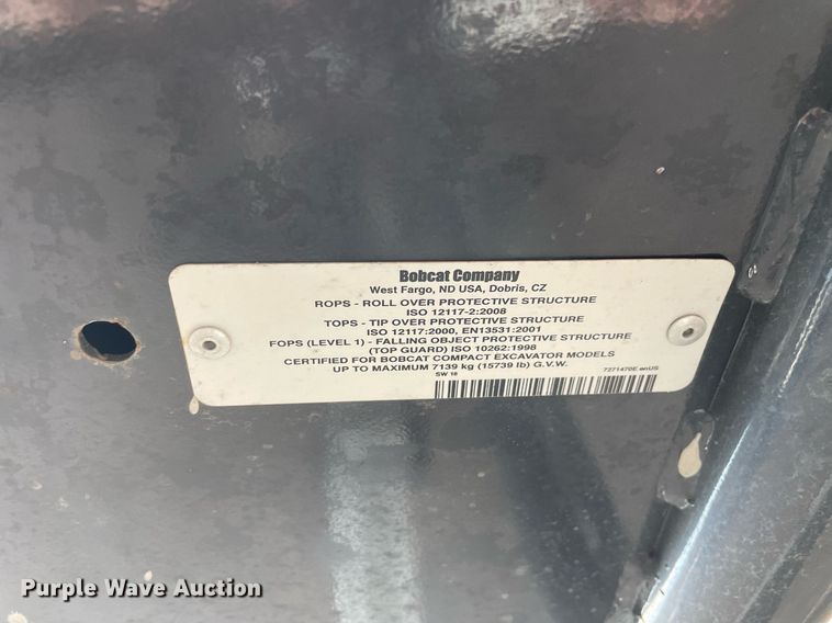 image for item DP0077 2021 Bobcat E32I  mini excavator