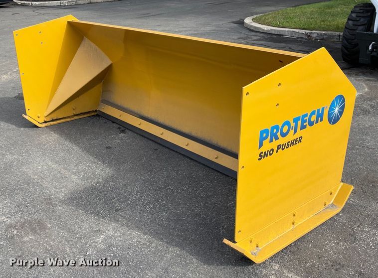image for item DP0099 Protech SP08S  skid steer snow pusher