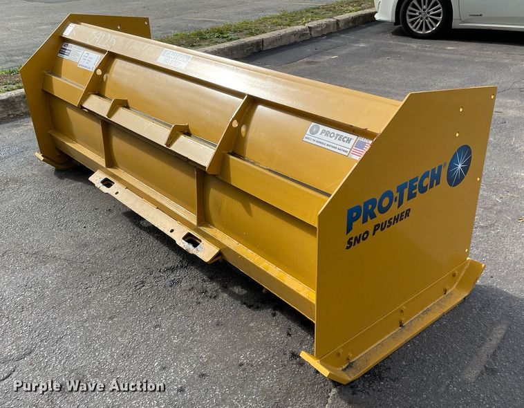 image for item DP0099 Protech SP08S  skid steer snow pusher