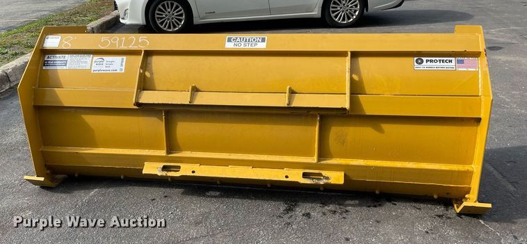 image for item DP0099 Protech SP08S  skid steer snow pusher