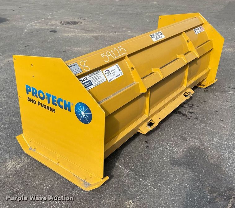 image for item DP0099 Protech SP08S  skid steer snow pusher
