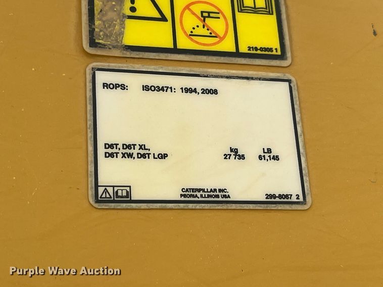 image for item DP2117 2013 Caterpillar D6TXW  dozer