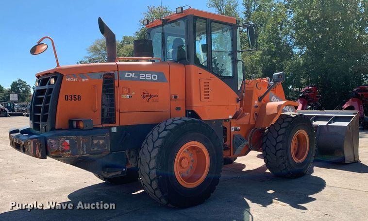 image for item DP8712 2014 Doosan DL250-3  high lift wheel loader