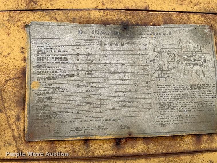 image for item DP8729 1966 Caterpillar D8H  dozer