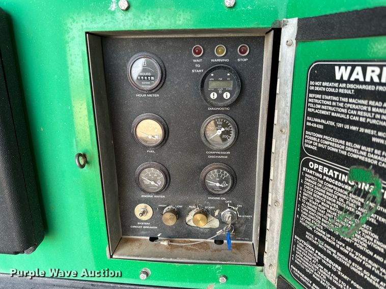 image for item DQ1484 Sullivan Palatek DF375PDJDSB  air compressor