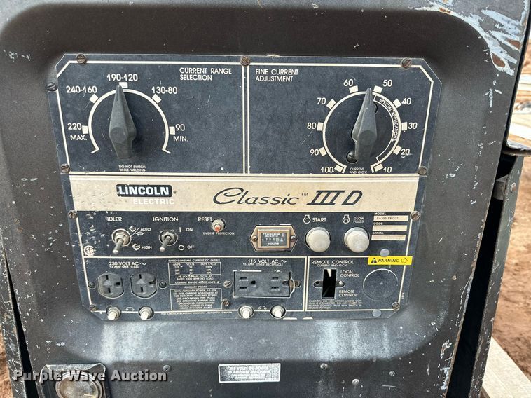 image for item DQ1488 Lincoln Electric SA300-TMD27  welder/generator