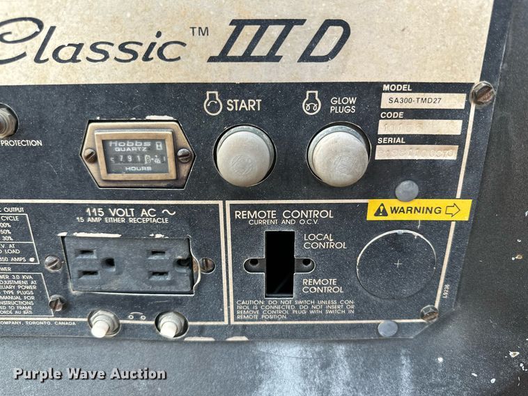 image for item DQ1488 Lincoln Electric SA300-TMD27  welder/generator