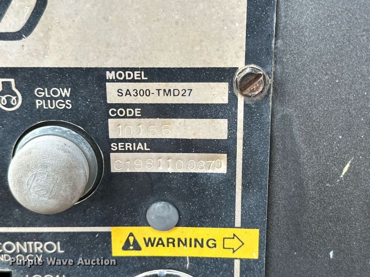 image for item DQ1488 Lincoln Electric SA300-TMD27  welder/generator