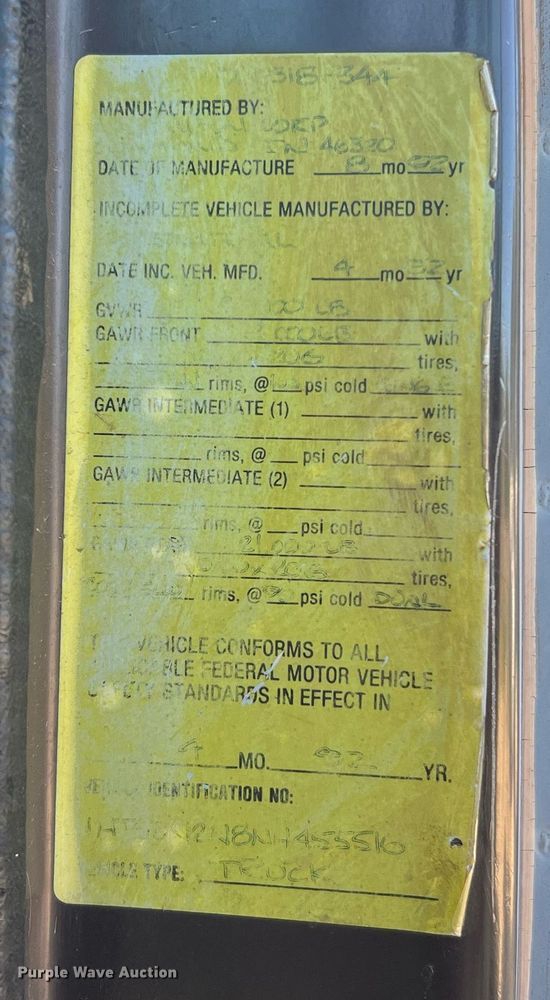 image for item DQ2241 1992 International 4900  sewer rodder truck