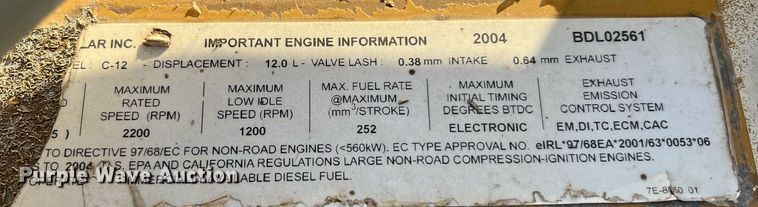 image for item DQ2253 2004 Terex RS-425B  soil stabilizer / reclaimer