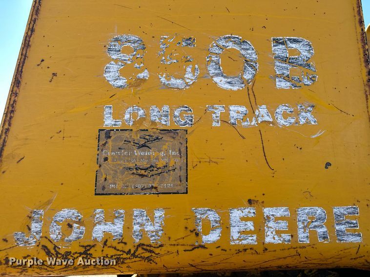 image for item DQ7391 1993 John Deere 850B  dozer