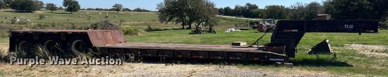 image for item DS2455 1978 Rogers  lowboy equipment trailer
