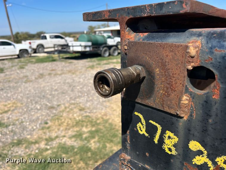 image for item DS2455 1978 Rogers  lowboy equipment trailer