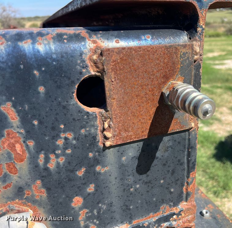 image for item DS2455 1978 Rogers  lowboy equipment trailer