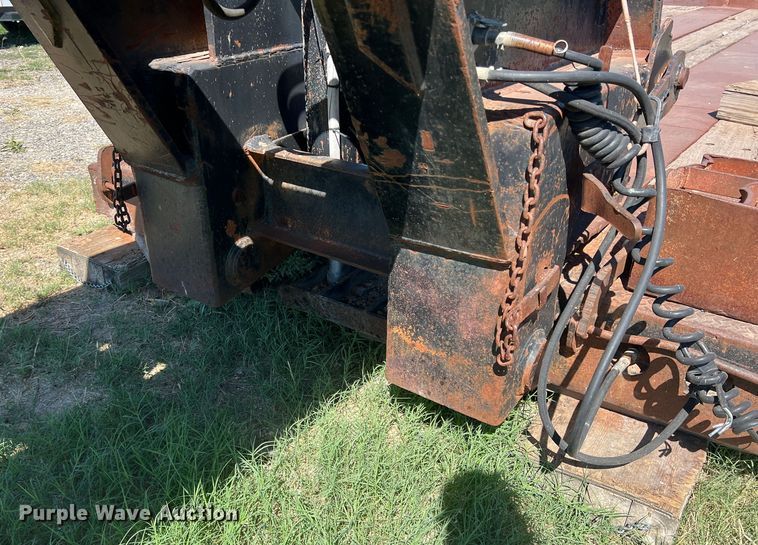 image for item DS2455 1978 Rogers  lowboy equipment trailer