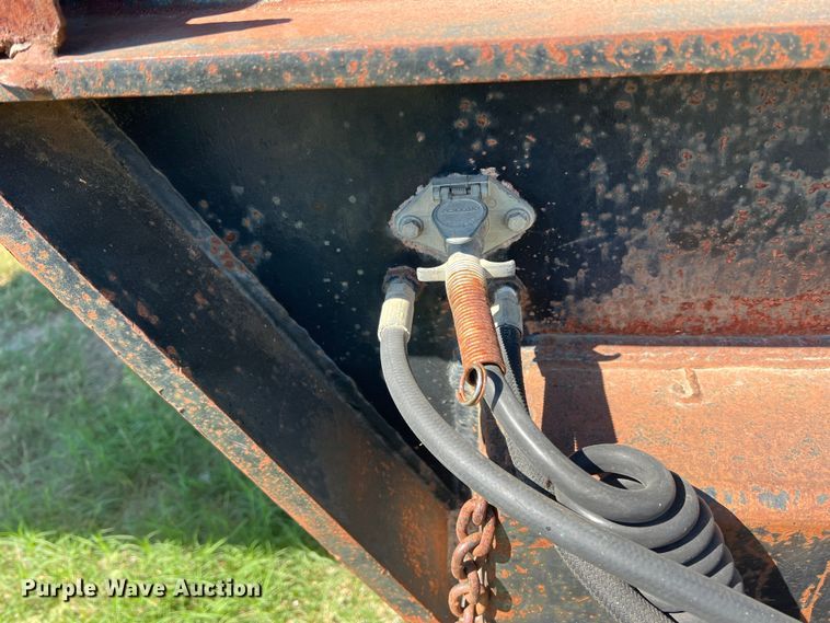 image for item DS2455 1978 Rogers  lowboy equipment trailer