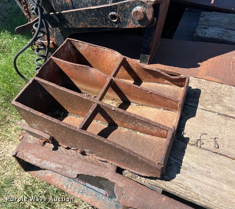 image for item DS2455 1978 Rogers  lowboy equipment trailer