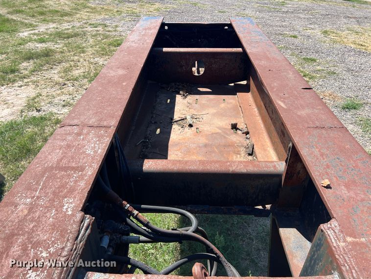 image for item DS2455 1978 Rogers  lowboy equipment trailer