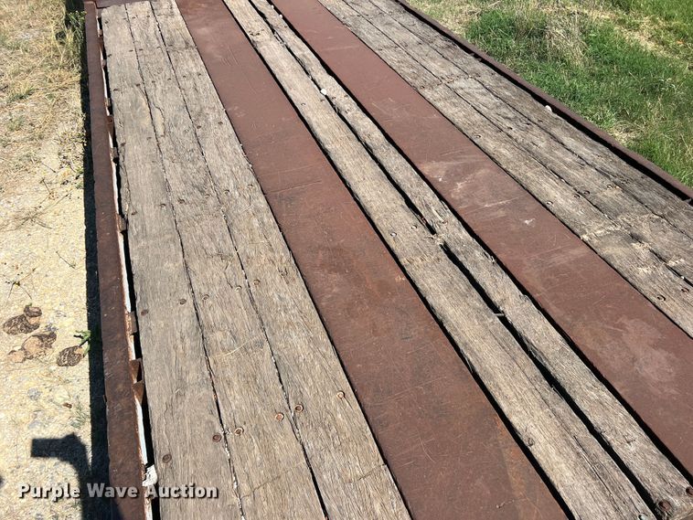 image for item DS2455 1978 Rogers  lowboy equipment trailer