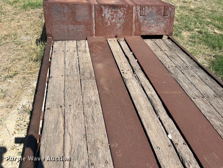 image for item DS2455 1978 Rogers  lowboy equipment trailer